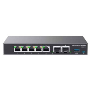 GCC6010, Dispositivo 4 en 1, Conmutador IP, Firewall, Ruteador VPN y Switch. 5xGigaEth, 2xSFP y 1 USB