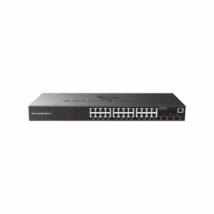 GWN7803P, Switch Administrable capa 2, 24 x GigaEth PoE/PoE+ y 4 x Giga SFP, 400w, 30w máx puerto PoE