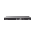 GWN7812P, Switch PoE Administrable capa 3, 16 x GigaEth PoE y 4 x 10 Giga SFP+, 240w