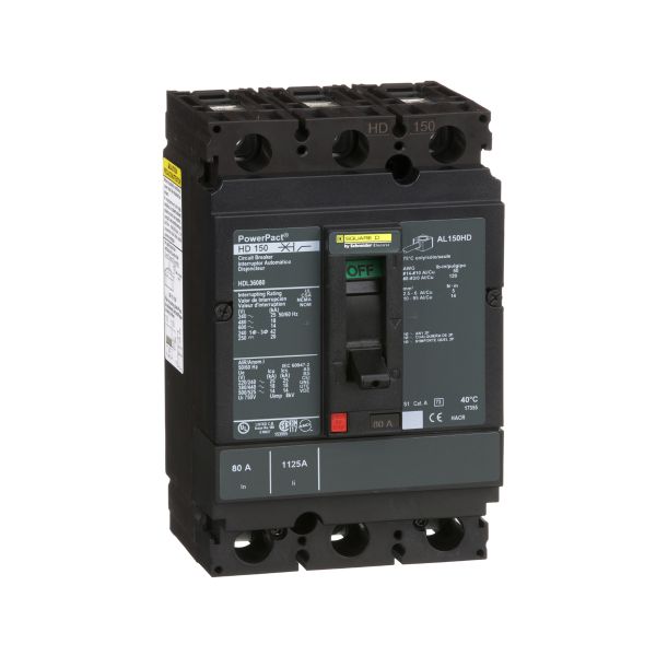 H 18KA 3P 600V 080A HDL36080