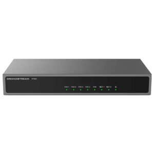 HT841, Gateway Análogo a VoIP, 4xFXO, 1xFXS, con ruteador, 3 cuentas SIP, PoE