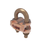 Conector Mecánico para Cable Calibre 4 a 2/0 AWG / Paralelo o 90° a Tubo de 3/8" o Varilla de 5/8" - 3/4".  HUB-GAR-6426