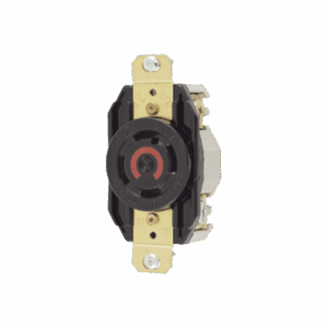 Receptáculo con Bloqueo de Media Vuelta Industrial 30 a 125/250 V CA / 3 Polos 4 Hilos / Nema L14-30R.  HUB-HBL-2710