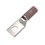 Zapata Terminal de Compresión de Cobre Electrolítico Estañado de Cañón Corto para Tornillo de 1/2" y Calibre 2 AWG.  HUB-YA2-CL6-BOX