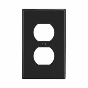 Tapa para Contacto Dúplex Color Negro.: HUB-P8BK