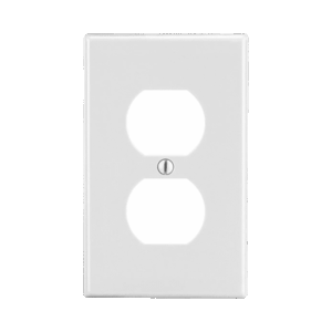 Tapa para Contacto Dúplex Color Blanco.: HUB-P8W