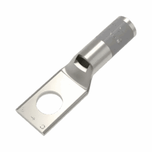 Zapata Terminal de Compresión BURNDY para Tornillo de 1/4" y Calibre 4 AWG.: HUB-YA-4CL