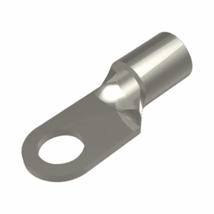 Zapata Terminal de Ojillo para Tornillo 1/4" (6.35 mm)  y Calibre 6 AWG.: HUB-YAD-6CM-6E14
