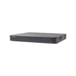 DVR 8 Megapixel / 4 Canales TURBOHD + 4 Canales IP / 1 Bahía de Disco Duro / Audio por Coaxitron / 4 Entradas de Alarma / 1 Salida de Alarma / H.265+ IDS-7204HUHI-M1/S/A(C)