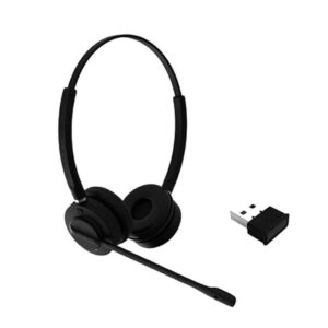 INSPIRE 16, Diadema Profesional Bluetooth, cancelación ruido y eco, adaptador USB-BT (Binaural)
