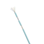 Bobina de Cable Blindado SF/UTP Categoría 6A, Uso Industrial con Resistencia al Aceite y Rayos UV, Multifilar 24/7 (Flexible), Color Azul Cerceta, Bobina de 305m  ISFCH6X04ATL-UG