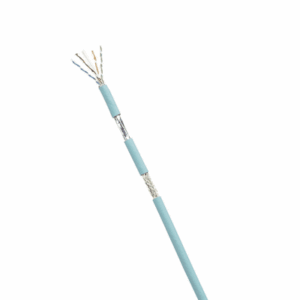 Bobina de Cable Blindado SF/UTP Categoría 6A, Uso Industrial con Resistencia al Aceite y Rayos UV, Multifilar 24/7 (Flexible), Color Azul Cerceta, Bobina de 305m  ISFCH6X04ATL-UG