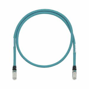 Patch Cord Cat6A de Grado Industrial 600V, Blindado SF/UTP, Calibre 26 AWG, Color Aqua, 5m  ISTPH6X5MTL
