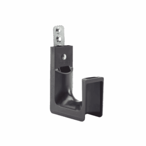 Sujetador STRONGHOLD tipo J (J-PRO), Con Soporte para Montaje en Pared, Para 180 Cables Cat6, Nylon 6.6, Color Negro, 1 pieza  JP4WP2B-X20