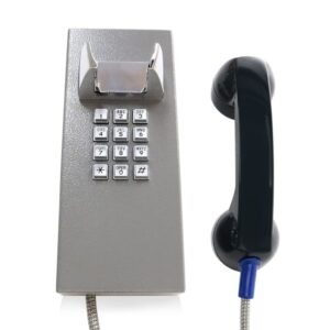 ​JR202-FK-SIP-CRS, Teléfono IP Antivandálico, 12 teclas, SIP, PoE, Acero Pintado, montaje en pared, 100x240x106mm