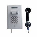 JR204-FK-SIP, Teléfono IP/SIP anti vandálico, acero pintado, LCD, 16 teclas, montaje en pared, 250x160x123mm