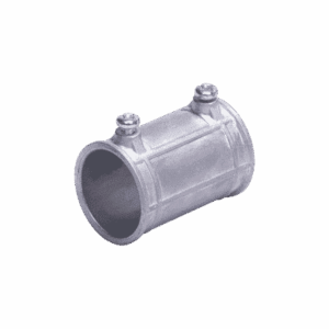 Cople 1/2" (13mm) Pared Delgada Con Tornillo (Tipo Americano) Galvanizado, Etiqueta Verde.