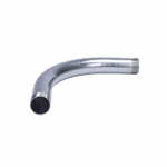 Codo de 90° de 4" (102mm) pared gruesa con rosca galvanizado etiqueta amarilla