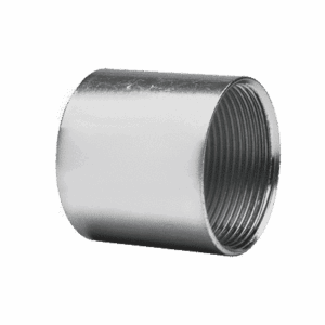 Cople etiqueta naranja galvanizado 4"