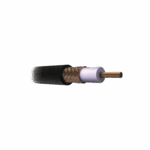 CABLE COAXIAL RG11/U, 305 MTS, BOBINA DE 305 MTS COLOR NEGRO, AWG 14 AISLAMIENTO ESPUMADO, BLINDAJE DE ALUMINIO AL 60%, APLICACION INTEMPERIE PARA VIDEO VIGILANCIA