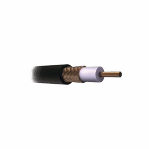 CABLE COAXIAL RG11/U, 305 MTS, BOBINA DE 305 MTS COLOR NEGRO, AWG 14 AISLAMIENTO ESPUMADO, BLINDAJE DE ALUMINIO AL 60%, APLICACION INTEMPERIE PARA VIDEO VIGILANCIA
