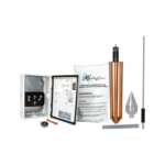 KIT DE PARARRAYOS CON PUNTA QUE BRINDA UNA PROTECCIÓN EFECTIVA EN UN RADIO DE 160 METROS. KDA-01 TOTAL GROUND