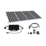 Kit Solar para Interconexión de 2.2KW de Potencia Pico 220Vcc con Microinversor y 4 Módulos de 550 W (Incluye Montaje )  KITHMS2K550SP
