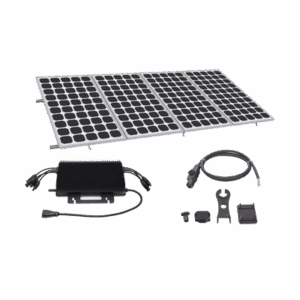 Kit Solar para Interconexión de 2.2KW de Potencia Pico 220Vcc con Microinversor y 4 Módulos de 550 W (Incluye Montaje )  KITHMS2K550SP