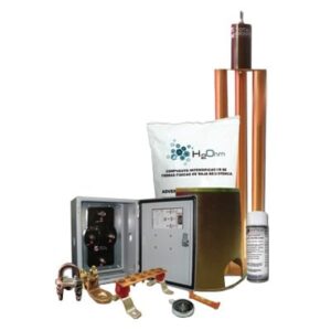 Kit de Tierra Física modelo TG100K con Electrodo Magnetoactivo 67 x 17 cm, capacidad Max: 100 AMP KIT-MASTER-100K