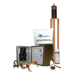 Kit de tierra Física, número de serie TG45K con Electrodo Magnetoactivo, medidas de 50 x 11.5 cm, con una capacidad Max de 45 AMP