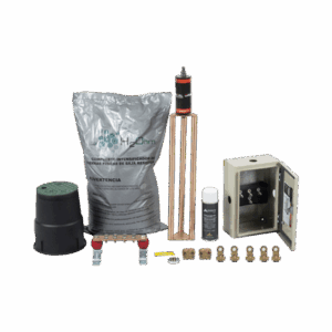 Kit de tierra Física Modelo TG45K con Electrodo Magnetoactivo 50 x 11.5 cm, Capacidad Max: 45 AMP KIT-MASTER-45K-V2