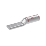 Terminal Conector de Compresión Bimetálica Pan-Lug™ 750 KCMIL, Aluminio Base con Recubrimiento Estañado, y dos Orificios de 1/2". Tambor con Compuesto que Inhibe el Óxido  LAB750-12-24R
