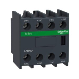 Bloque de contacto auxiliar, 10 A, 690 V. LADN04 Schneider Electric  LADN04