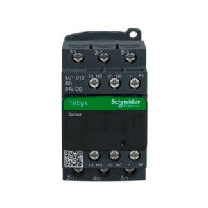 CONTACTOR, TESYS D, 3 POLOS, 12 A, 24 V. LC1D40AM7 SCHNEIDER ELECTRIC
