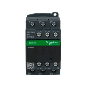 CONTACTOR, TESYS D, 3 POLOS, 18 A, 24 V. LC1D18BD SCHNEIDER ELECTRIC
