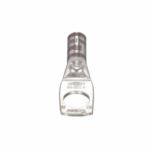 Conector de Compresión 66.36 KCMIL para Cable 2 AWG, con Orificio de  1/2". Paquete 25 Piezas  LCA2-12-Q
