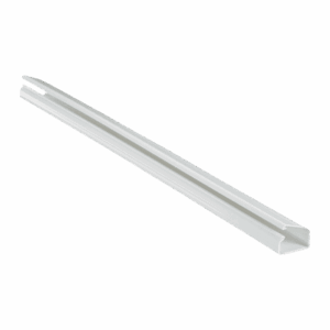 Canaleta LD10 de PVC rígido, con cinta adhesiva para instalación sin herramientas, de 38.4 x 24 x 1828.8 mm, Color Blanco  LD10WH6-A