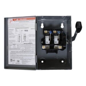 INTERRUPTOR DE SEGURIDAD 2 POLOS 60 A SCHNEIDER ELECTRIC LM222