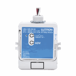 (RadioRA2) Relay control de iluminación, carga 16A, 120/277V, compatible con RadioRA2, RA2Select y RR3.: LMJ16RDVB