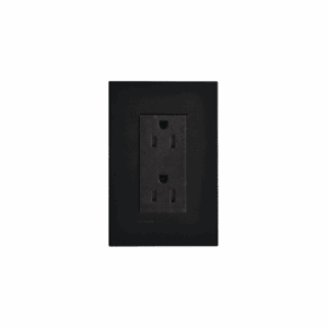 Tomacorriente, receptaculo, color negro, 15A.: LTRF15TRBL