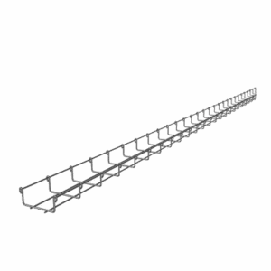 Charola Tipo Malla 33/100 mm, Acabado Electro Zinc, Hasta 53 Cables Cat6, Tramo de 3 Metros  MG-50-421EZ