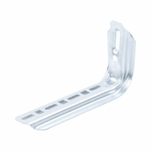 Ménsula omega tipo L inteligente, 210mm de ancho, con acabado Electro Zinc  MG-60-101EZ