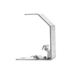 Estribo de suspensión, suspende charolas de 50 y 100 mm de ancho, acabado Electro Zinc  MG-64-161EZ