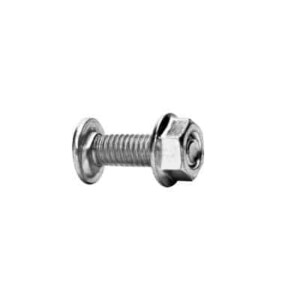 Tornillo + tuerca milimétrico, con acabado Electro Zinc  MG-66-403EZ