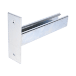 Ménsula Unicanal, 150mm, con acabado Electro Zinc  MG-MS-111EZ