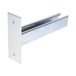 Ménsula Unicanal, 200mm, con acabado Electro Zinc  MG-MS-112EZ