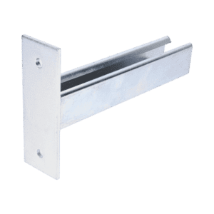Ménsula Unicanal, 300mm, con acabado Electro Zinc  MG-MS-113EZ