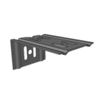 Ménsula económica MallaFils, para montaje en pared, para anchos de charola de 100 mm, con acabado electrozinc  ML-MEC-100EZ