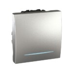 INTERRUPTOR SENCILLO 2 MÓDULOS 10A MU3.201T.30N-HC SCHNEIDER ELECTRIC