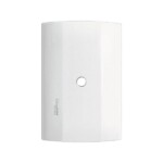 Placa Marisio con salida de cable en color blanco MWD130617229